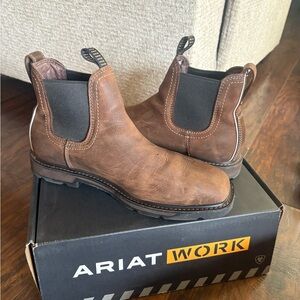 COPY - Ariat Groundbreaker Chelsea Waterproof Steel Toe Work Boot.